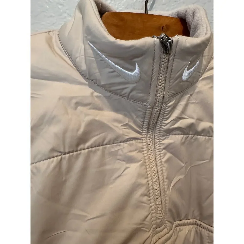 Nike Sportswear Swoosh Women's Easy Plush 1/4-Zip Top Jacket Size Small